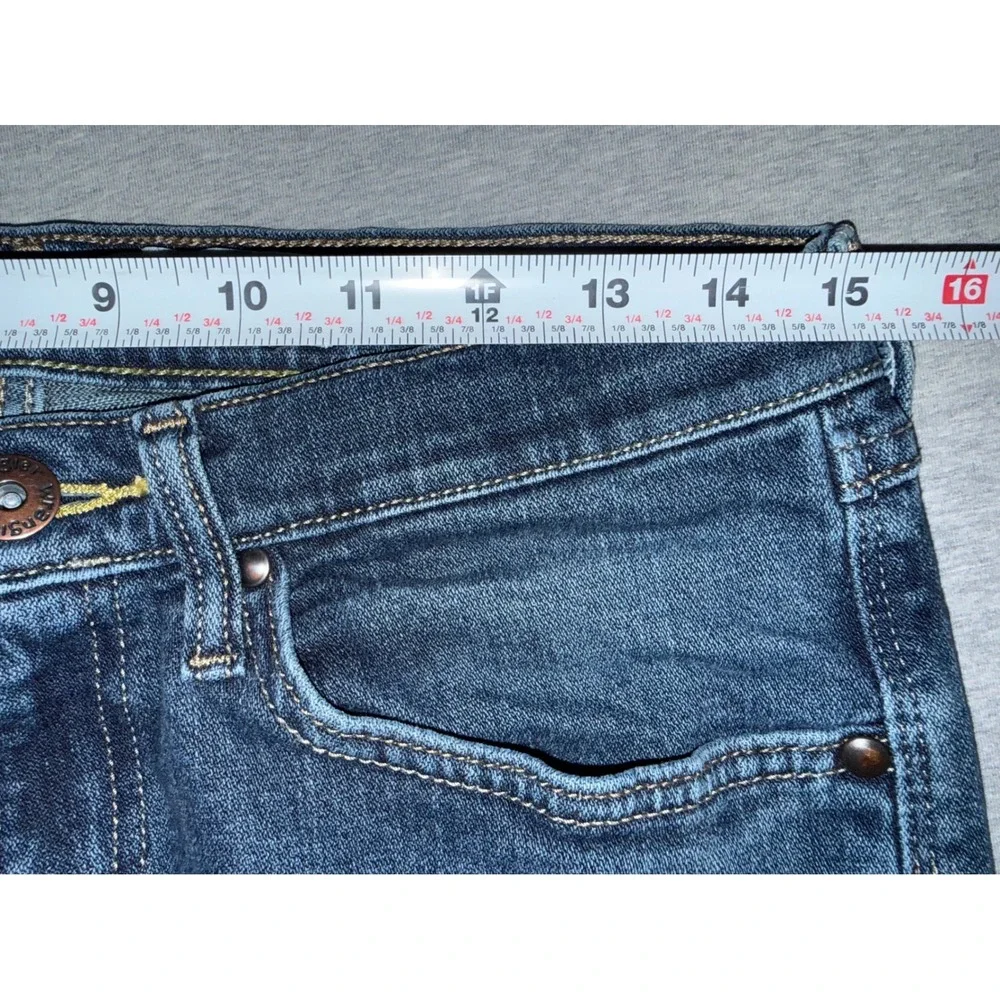 Wrangler Mens Relaxed Bootcut Jeans Size 30x32 Blue Dark Wash Western Cowboy
